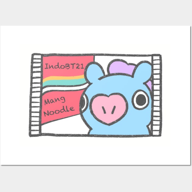 Indomie BT21 Mang Wall Art by Oricca